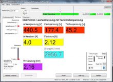 Anzeigefenster DC Leerlaufmessung