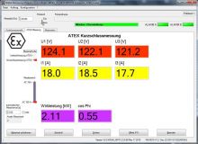 Messwertanzeige ATEX Kurzschlussmessung