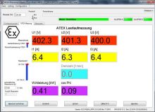 Messwertanzeige ATEX Leerlaufmessung